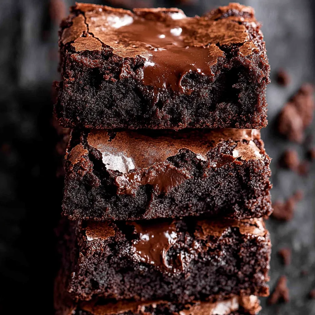 Easiest Gooey Chocolate Brownies