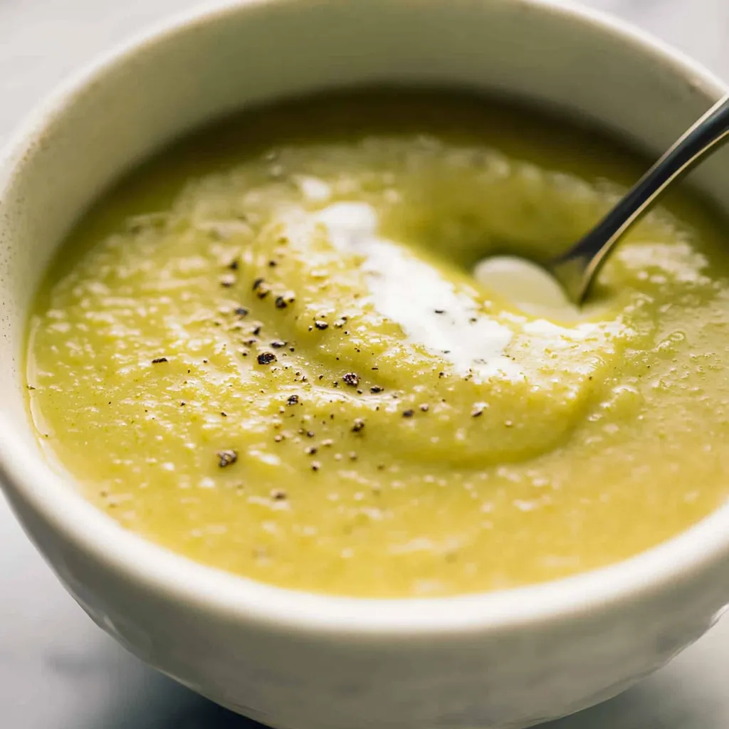 Bowl of Creamy Asparagus Soup