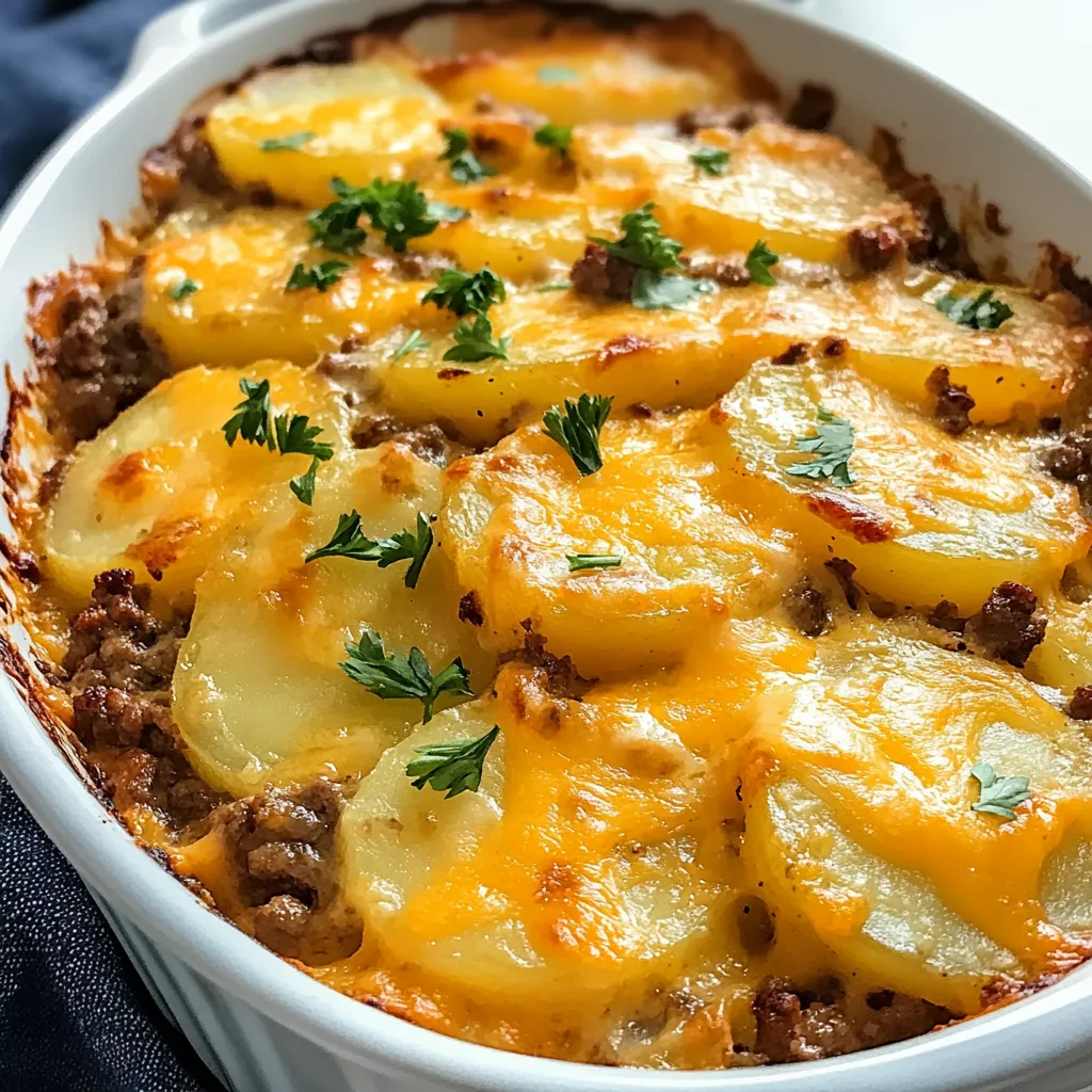 Ground Beef Potato Casserole