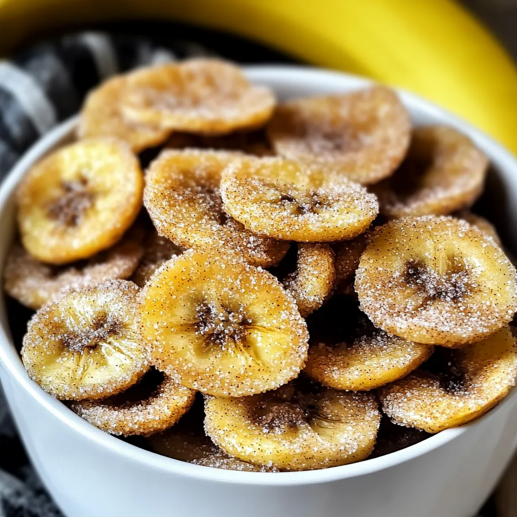 Crispy Cinnamon Banana Chips