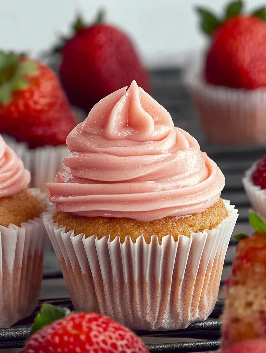 Easy Strawberry Cupcakes