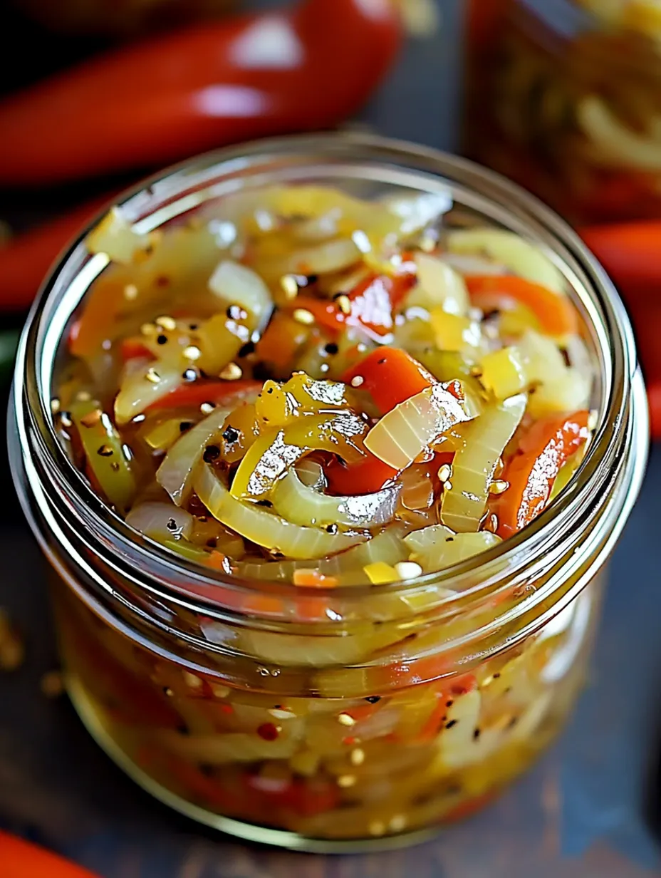 Pickled Pepper & Onion Relish Recipe