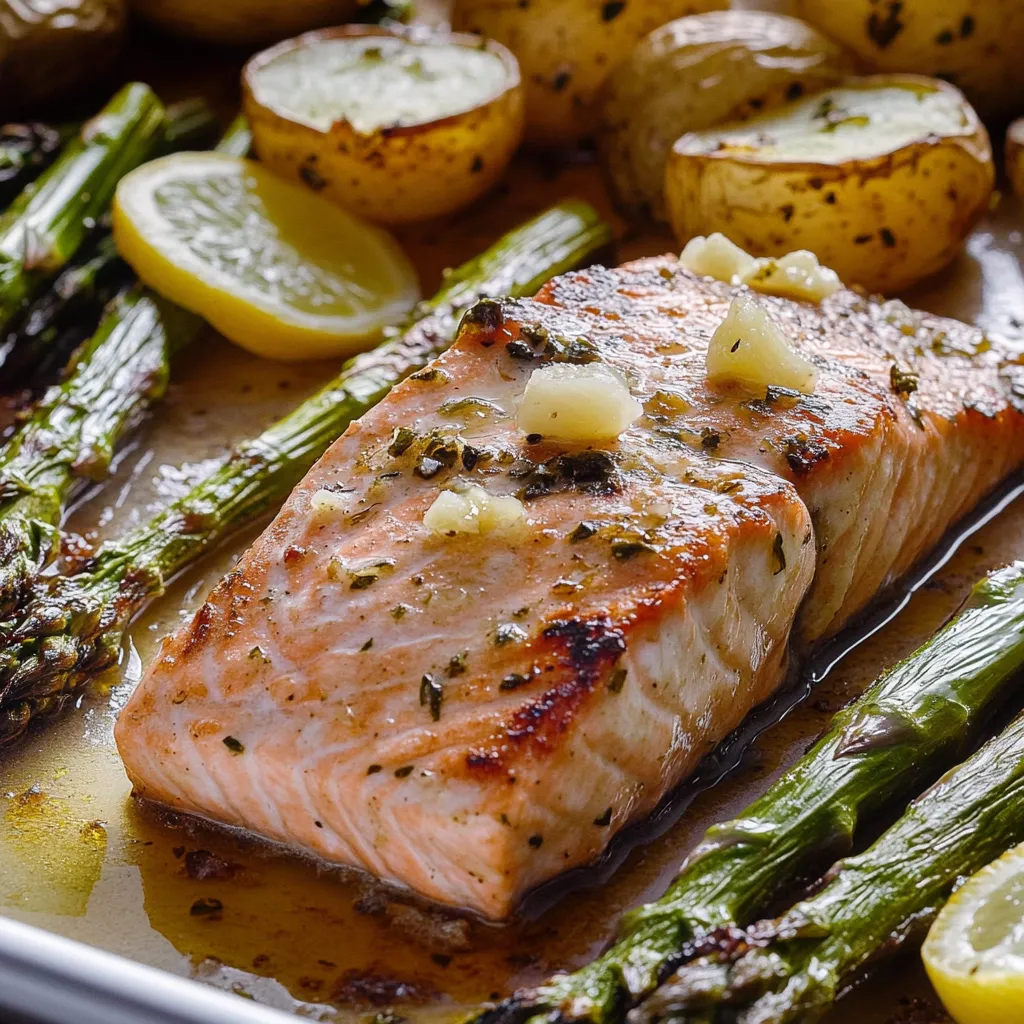 Garlic Butter Baked Salmon