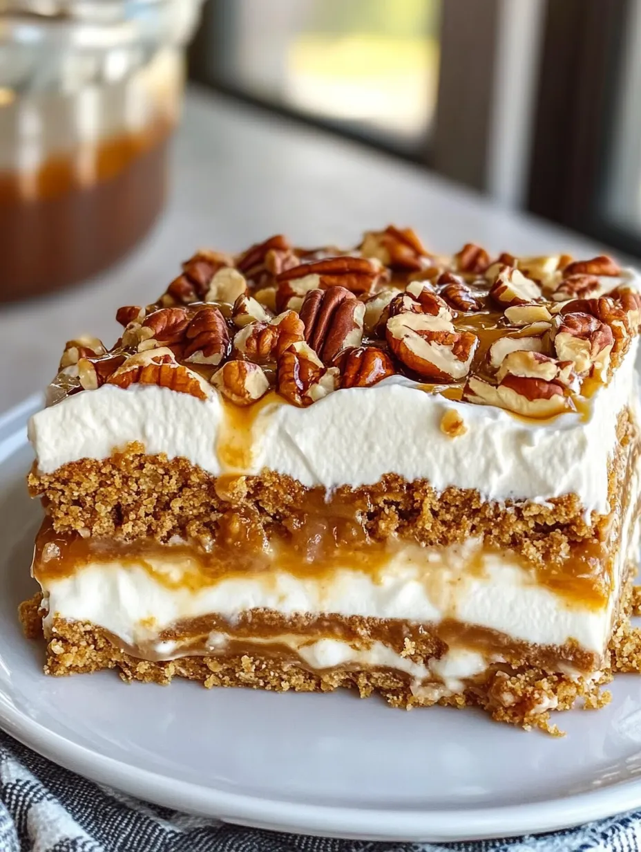 Pecan Pie Lasagna Homemade