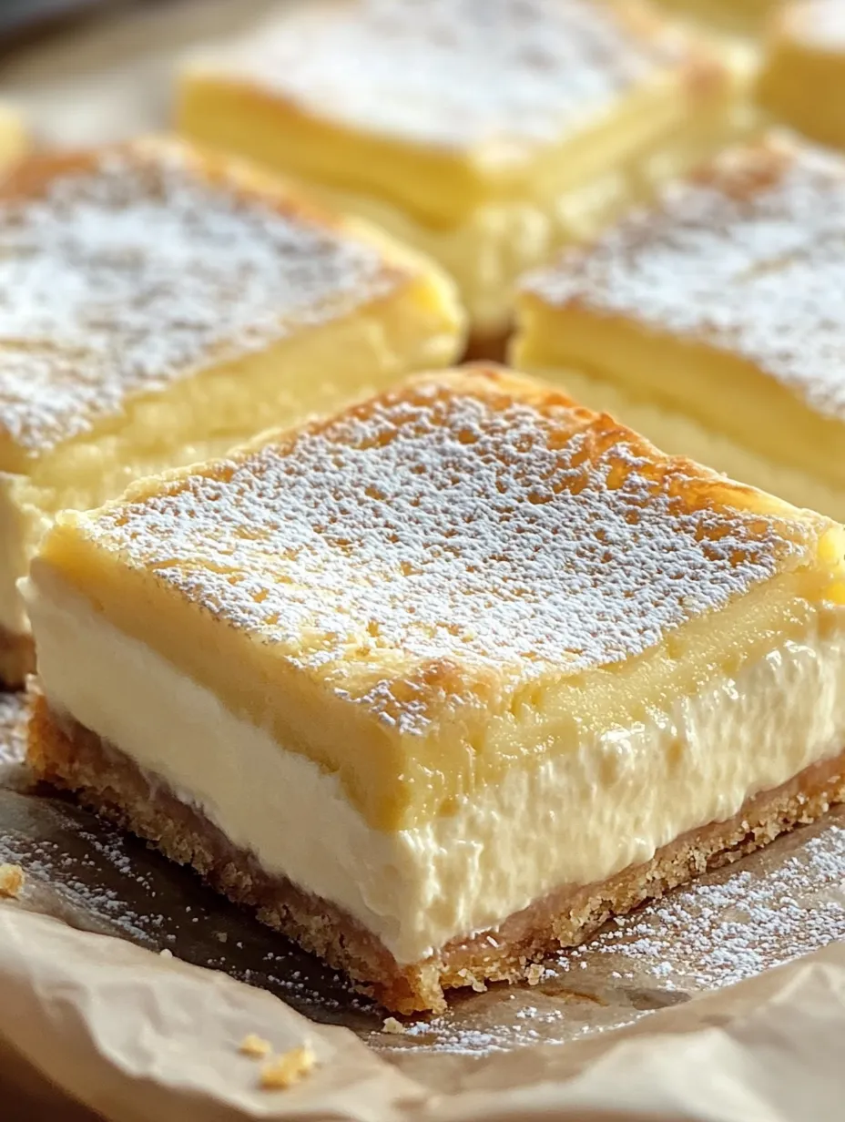 Vanilla Custard Cream Squares Recipe