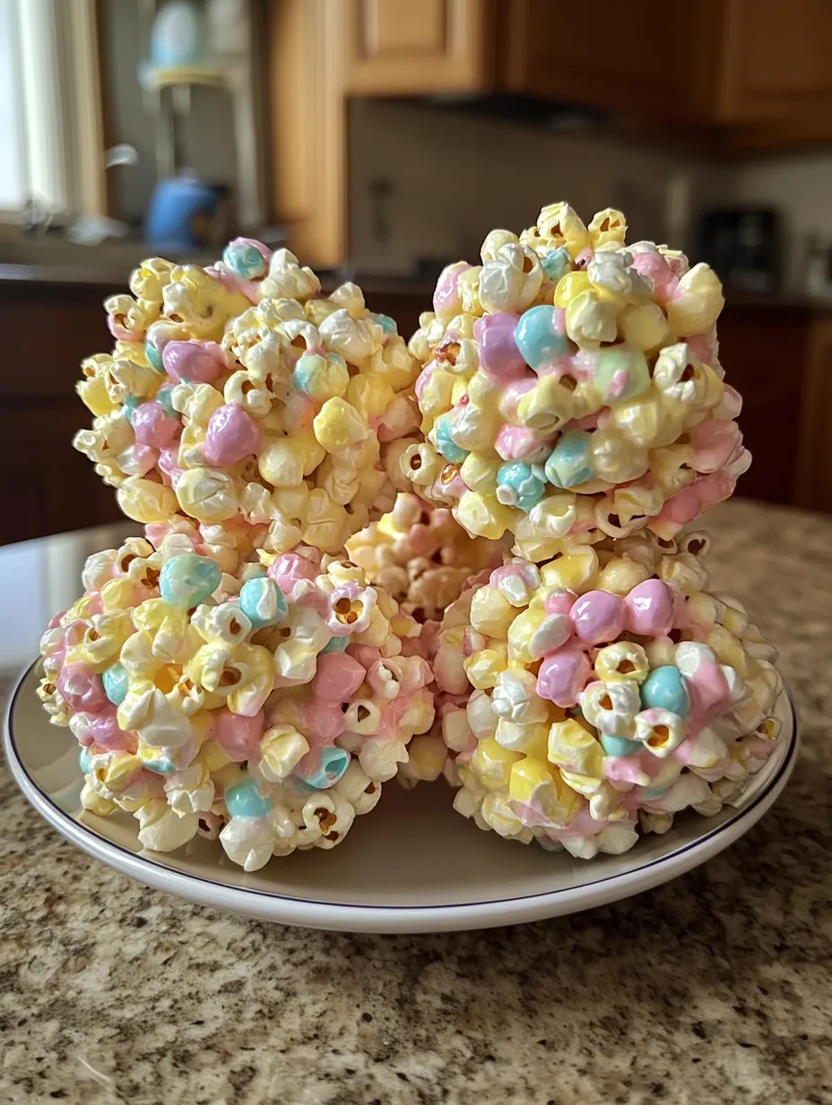 Easter Popcorn Balls Homemade