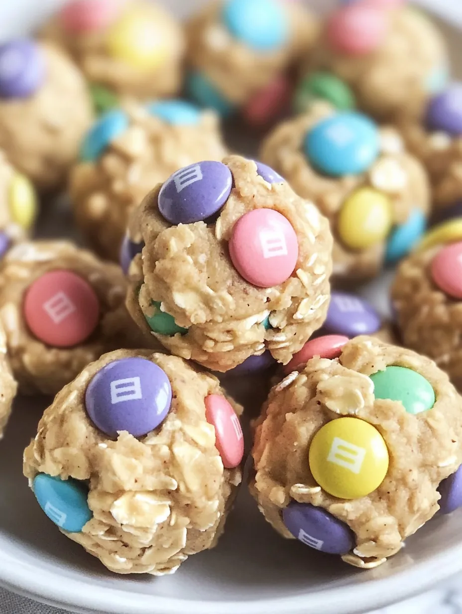 Easy Easter Egg Cookie Dough Bites
