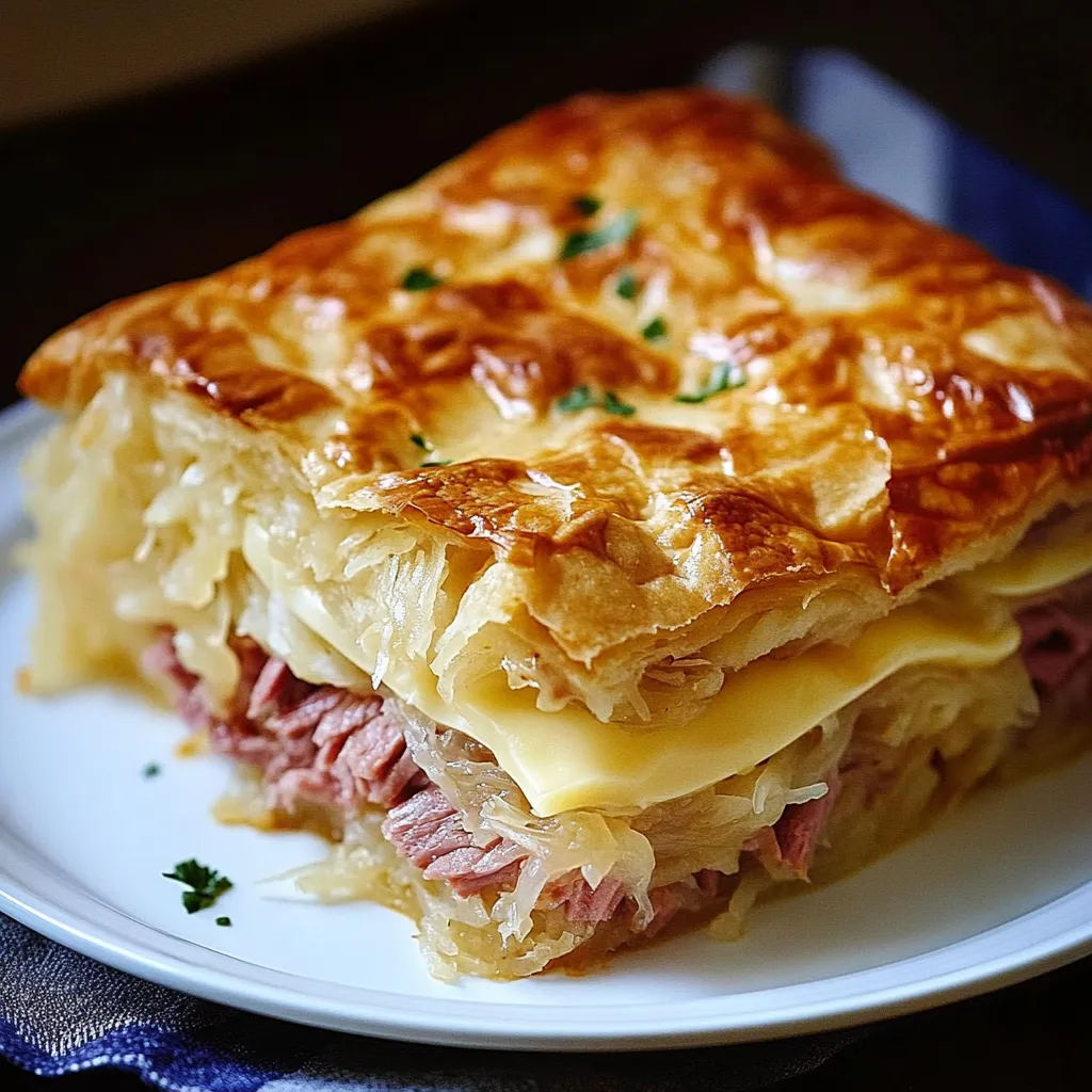 CHEESY REUBEN BAKE