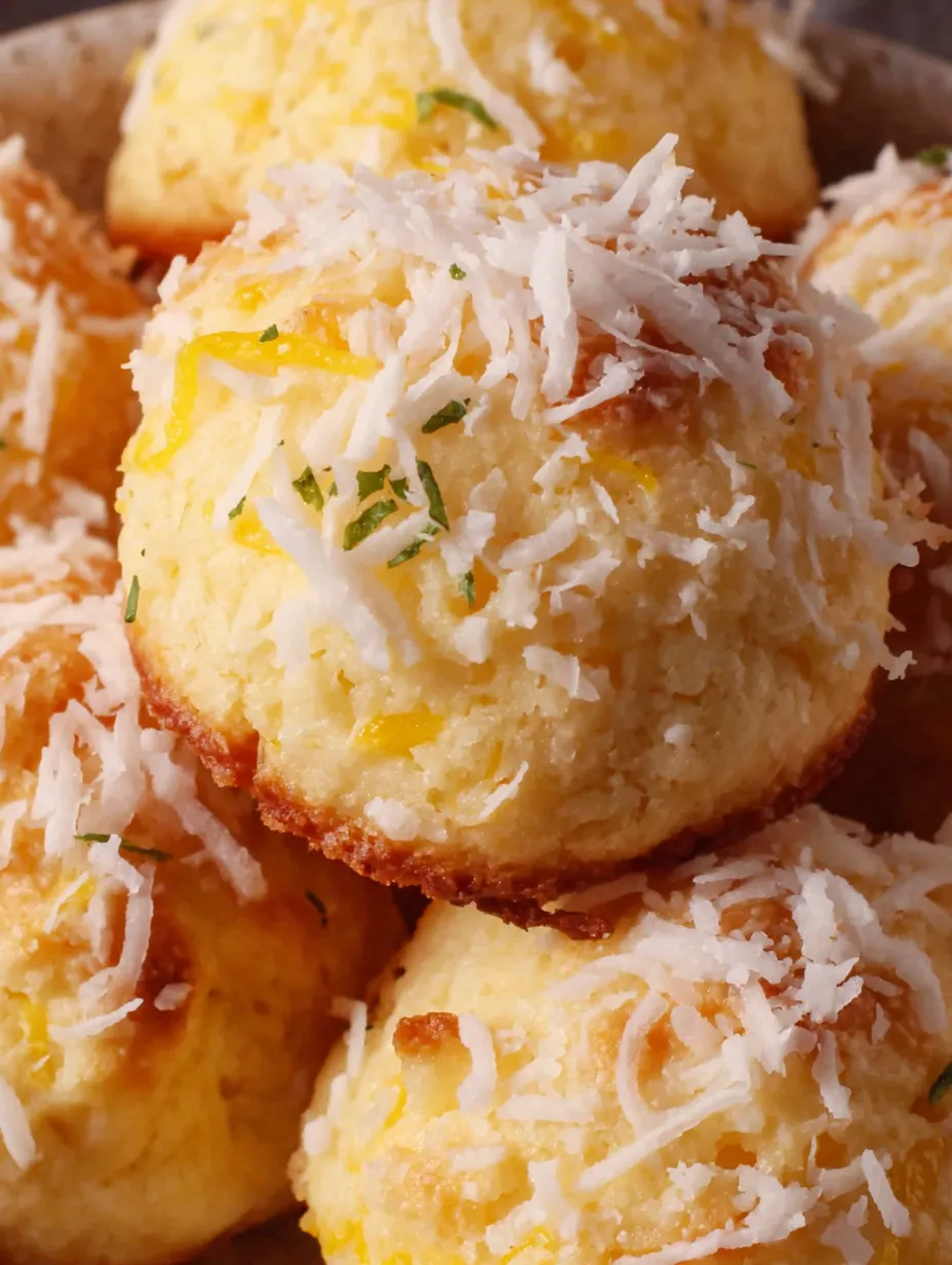 Lemon Coconut Cheesecake Cookies.