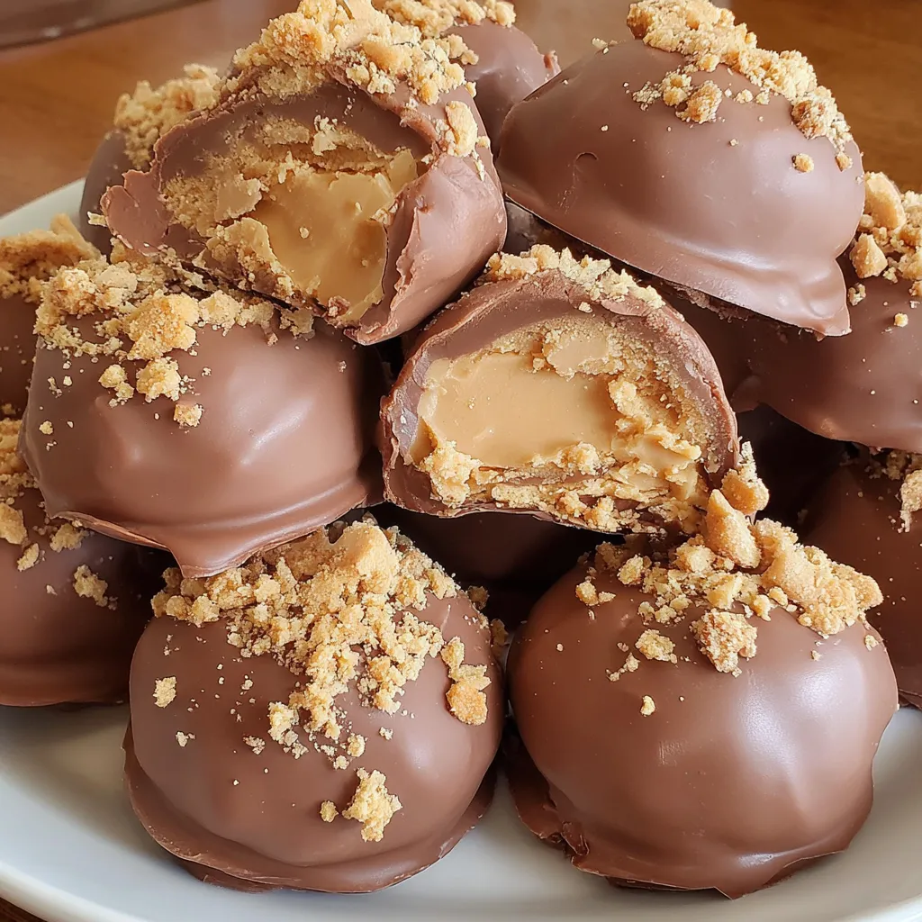 A plate of Butterfinger balls.
