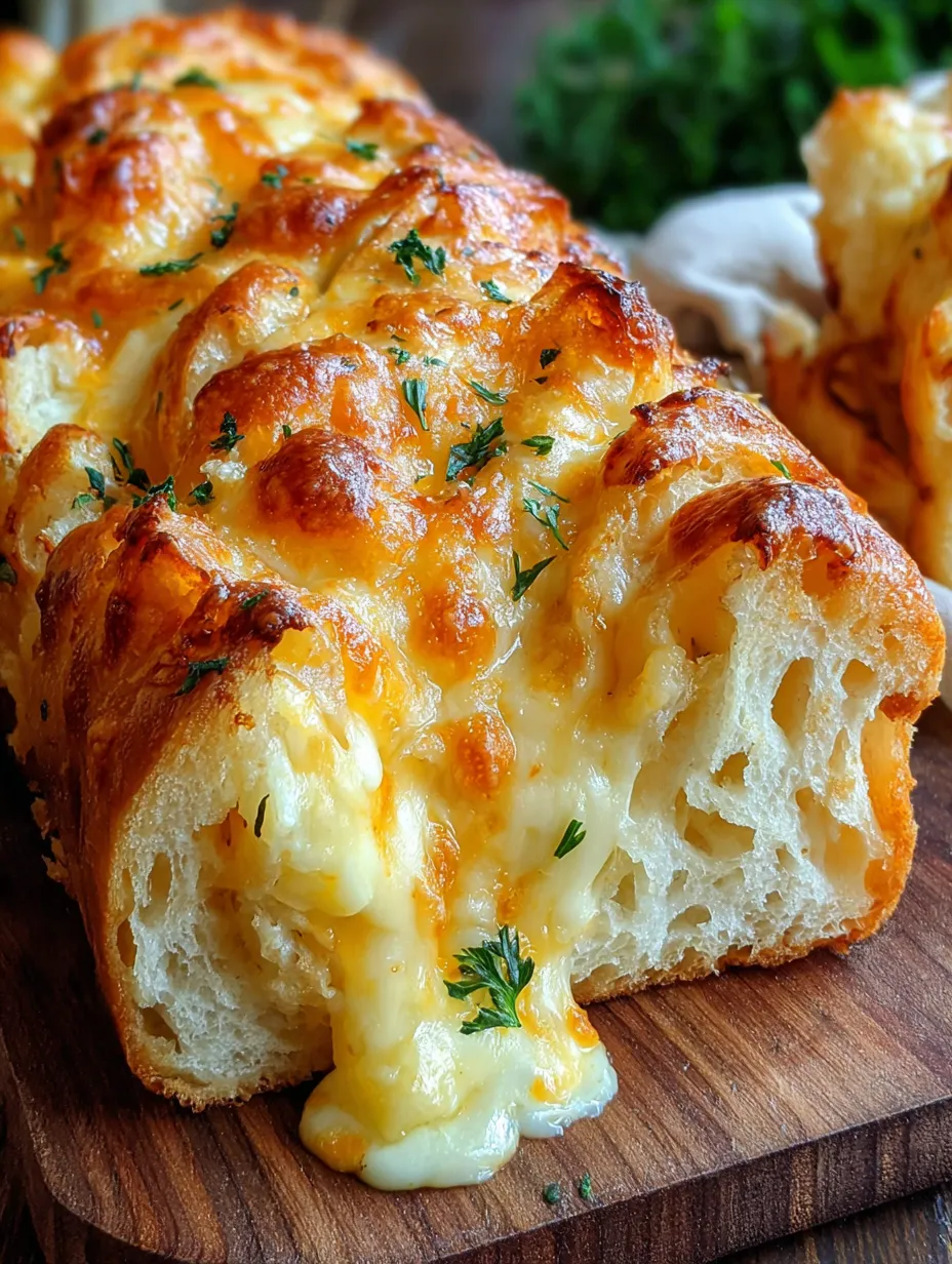 A slice of cheese bread.