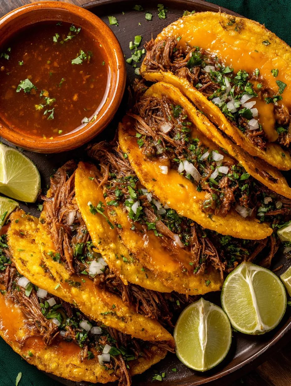 A plate of tacos with meat and onions.
