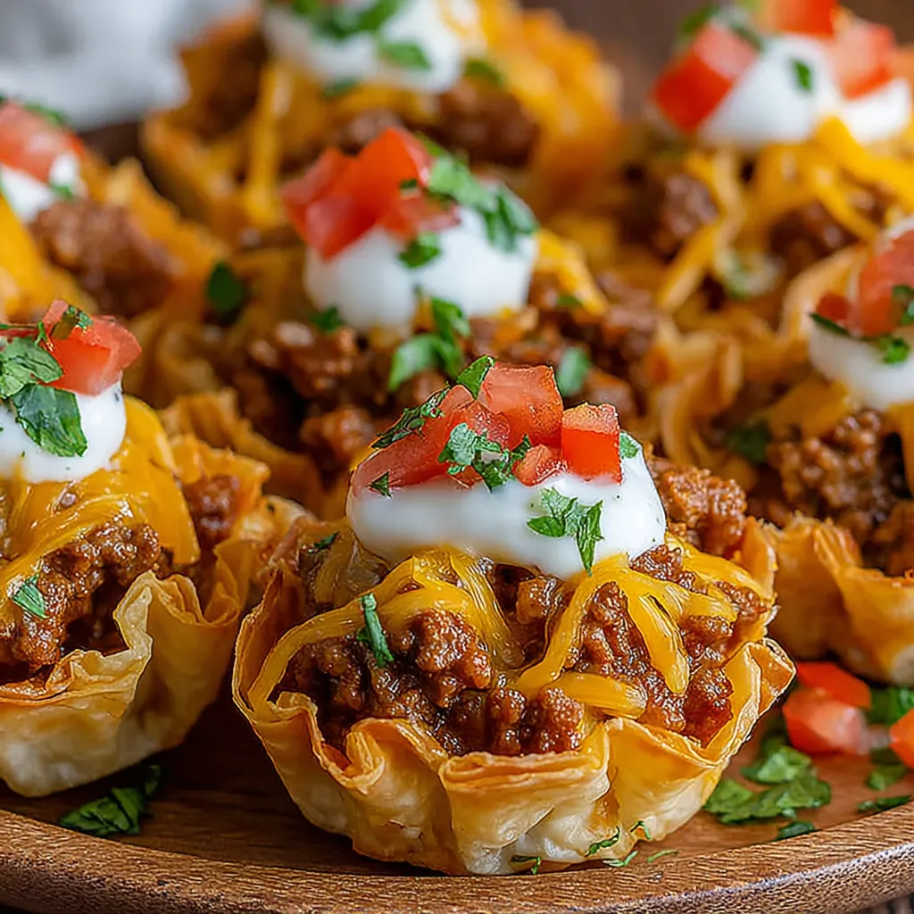 A plate of taco ranch bites.