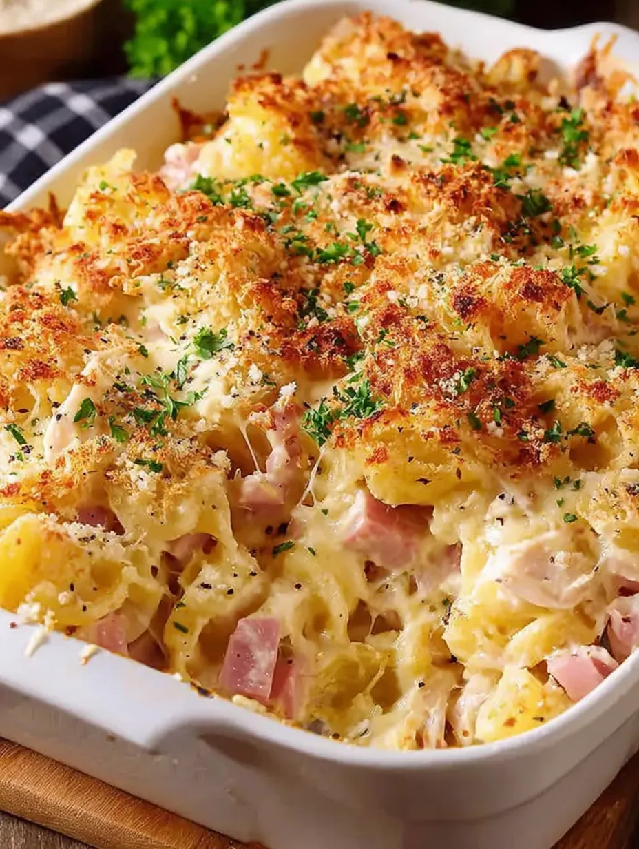 A dish of chicken cordon bleu.