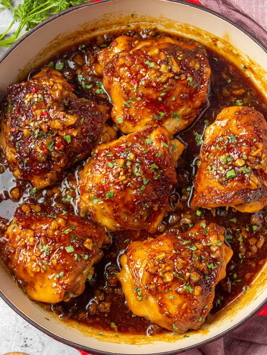 A dish of Hawaiian Shoyu Chicken.