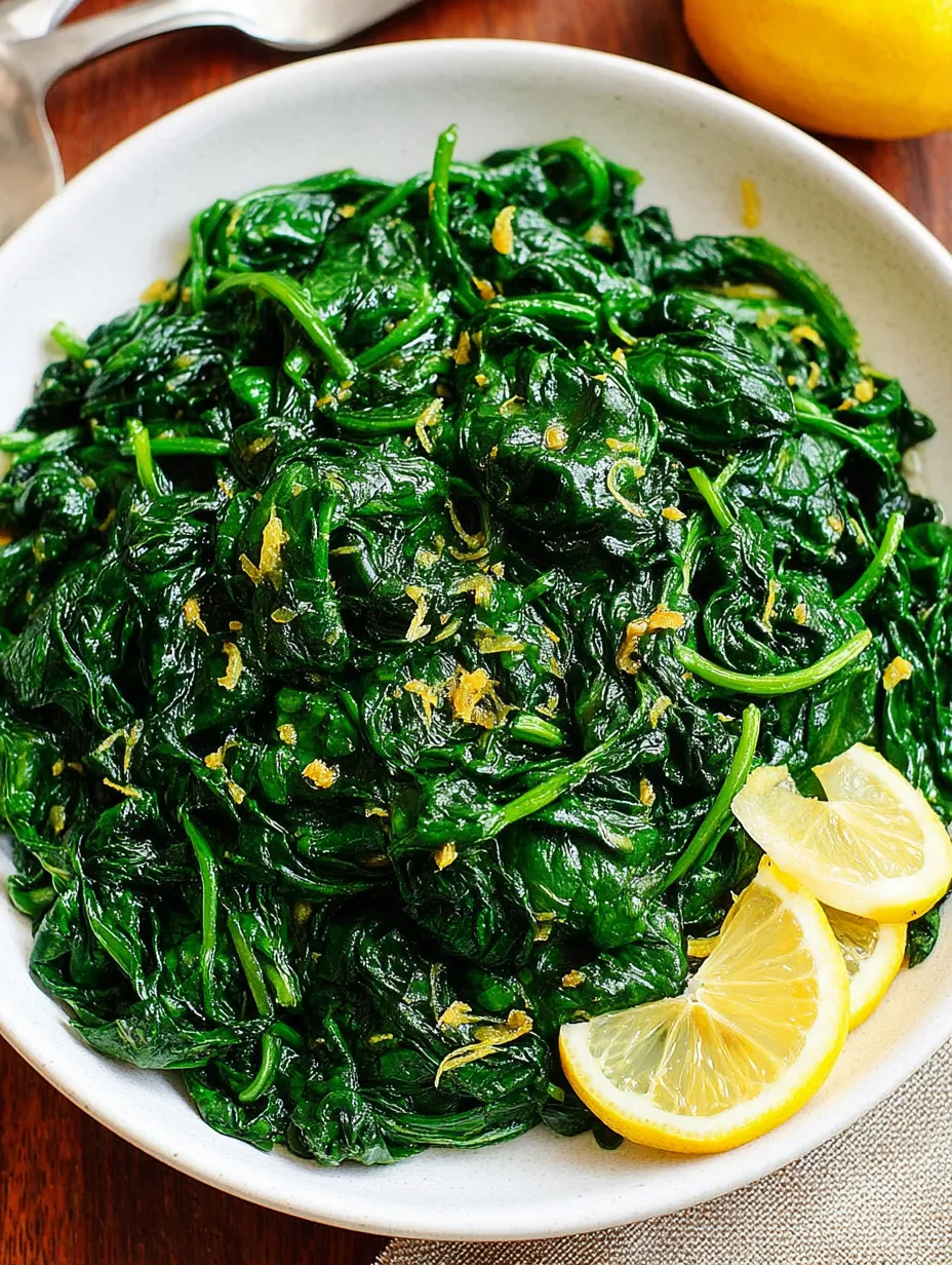 A bowl of fresh spinach.