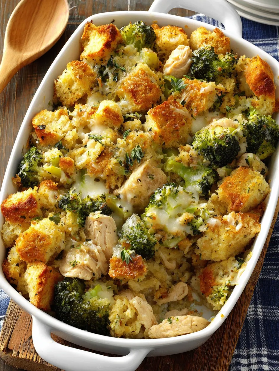 A baked dish with chicken and Swiss cheese.