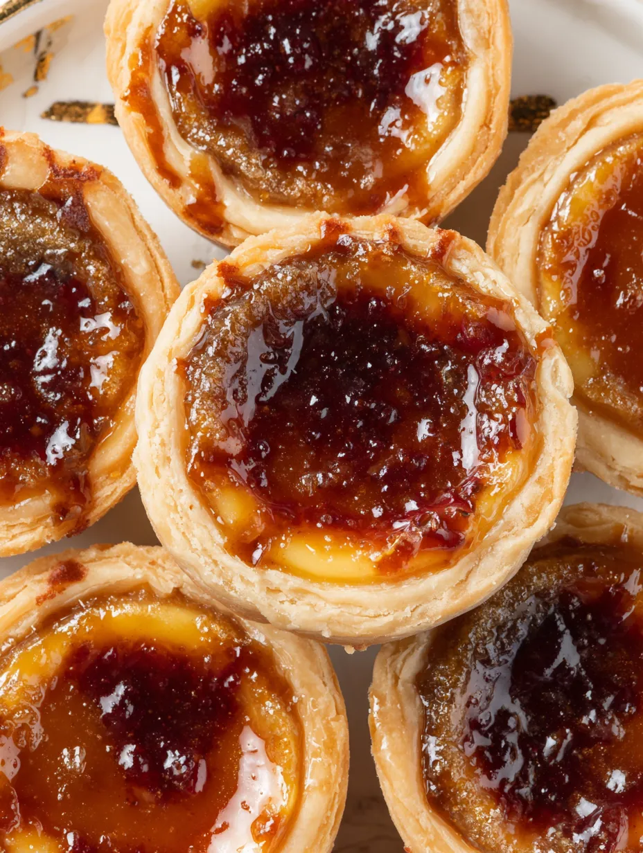 Mini crème brûlée pumpkin pies.