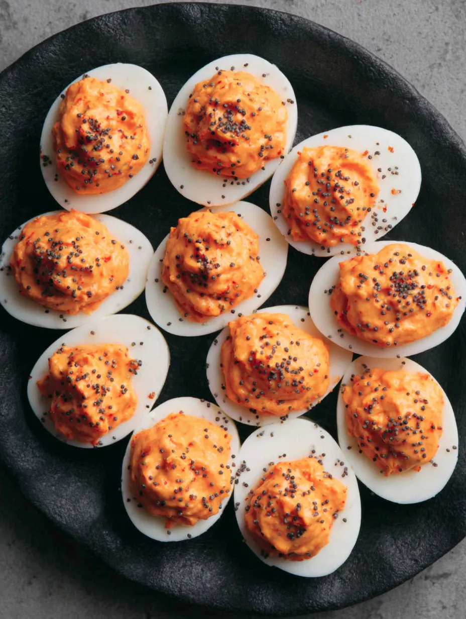 Devilish Deviled Eggs.