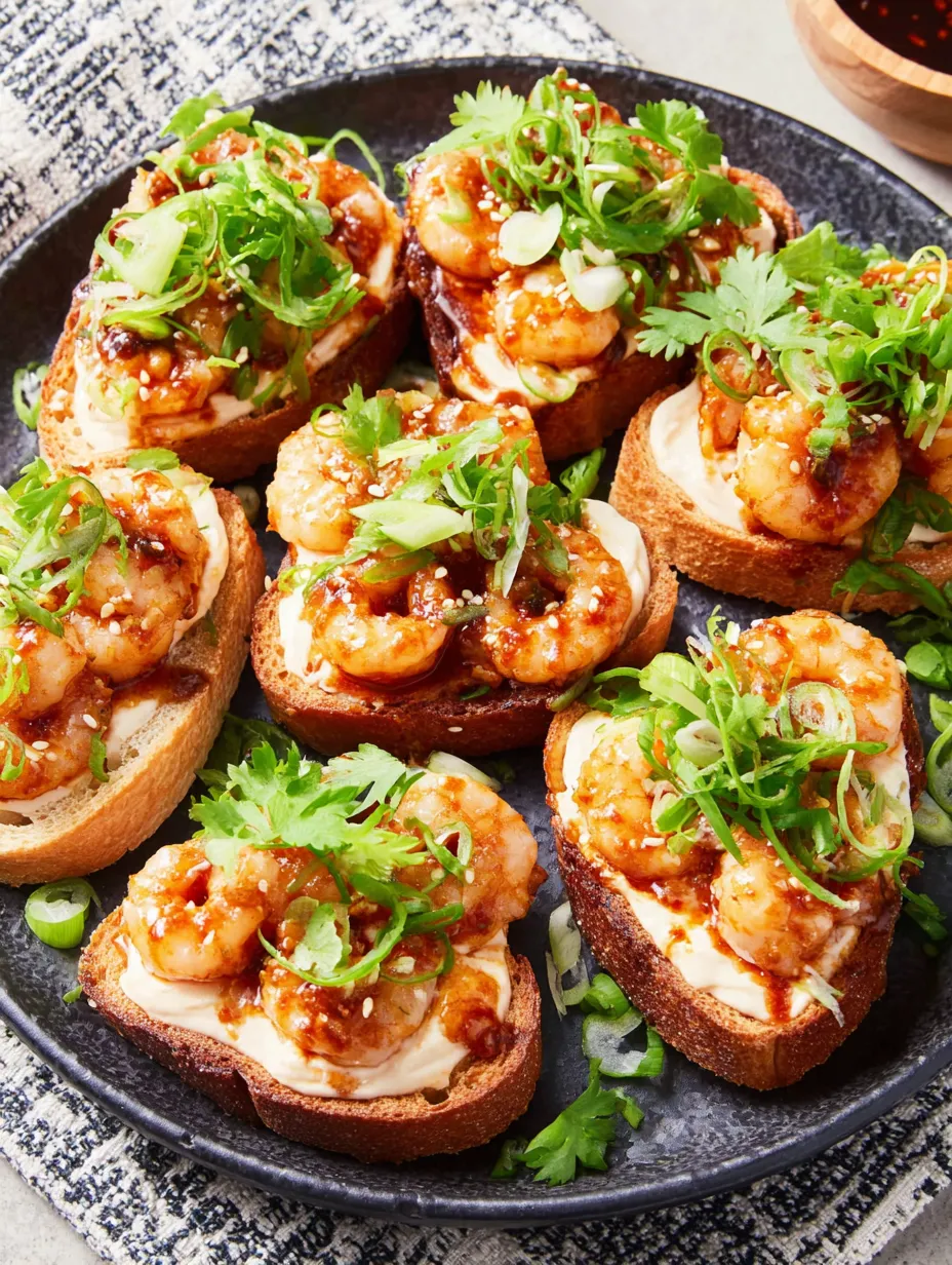A plate of shrimp toast with sauce.