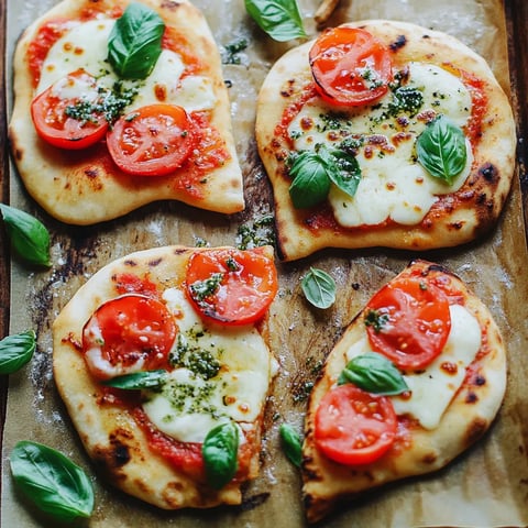 Tasty Caprese Flatbreads